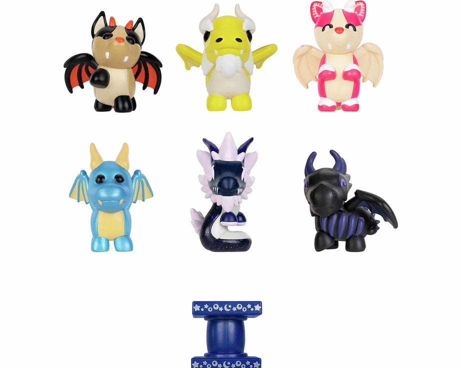 Squishmallows - Adopt Me! 6-Pack Legendary Dragons Toy Figures