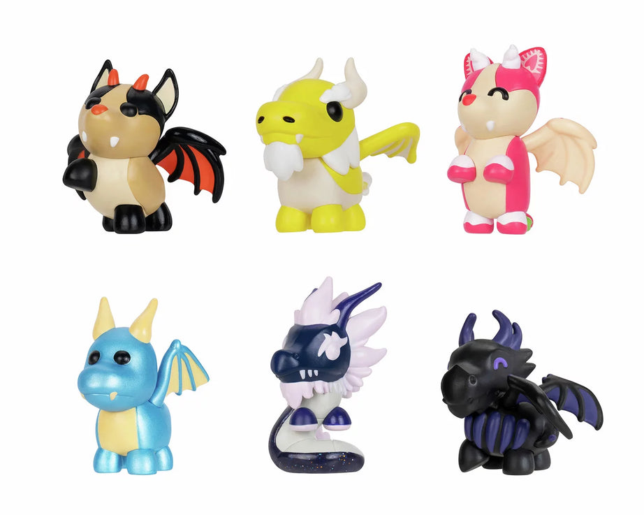 Squishmallows - Adopt Me! 6-Pack Legendary Dragons Toy Figures