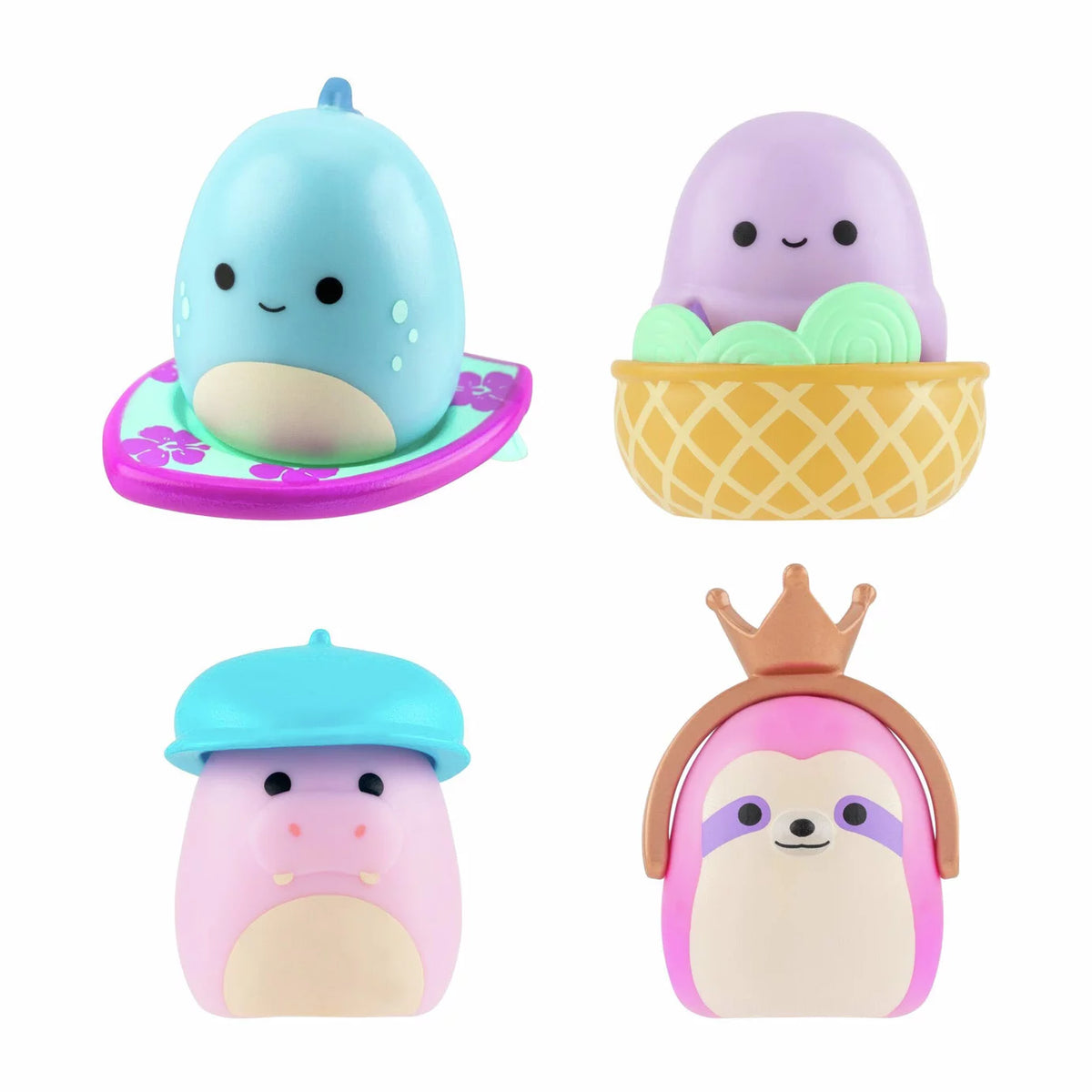 Squishmallows - Squish-a-longs 14 Figures + Ring Set + 4 Accessories Special Edition Toy