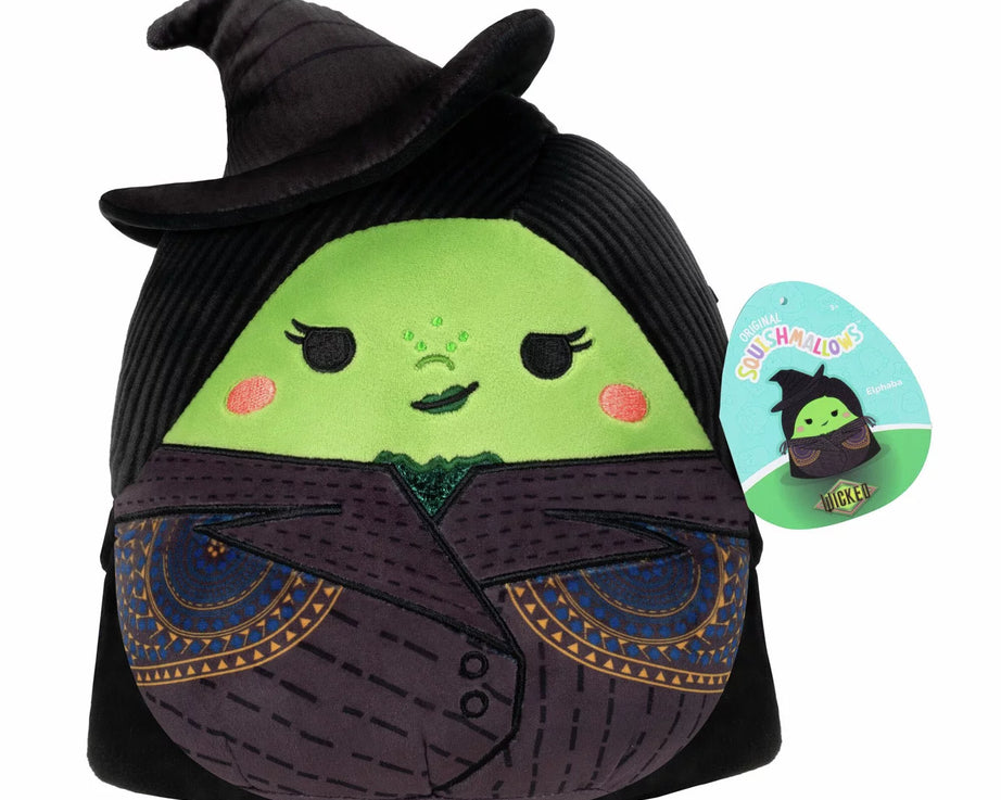 Squishmallows - Wicked Elphaba Soft Plush Toy