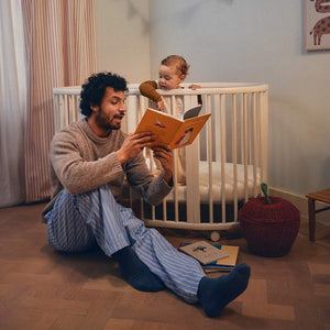 Stokke Sleepi V3 Mini Crib - White-Cribs-No Mattress- | Natural Baby Shower