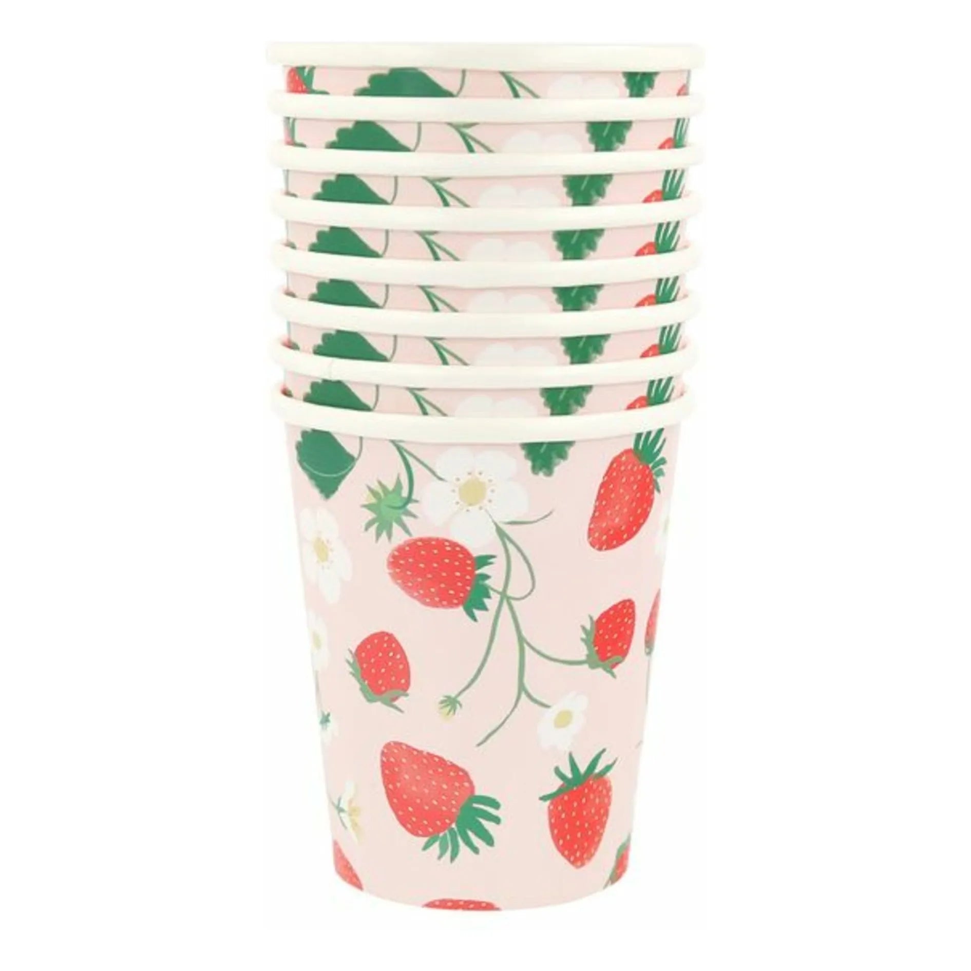 Meri Meri - Strawberry Cups - 8-Pack