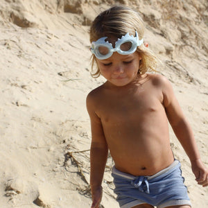 Sunnylife - Khaki Shark Kids Swimming Goggles