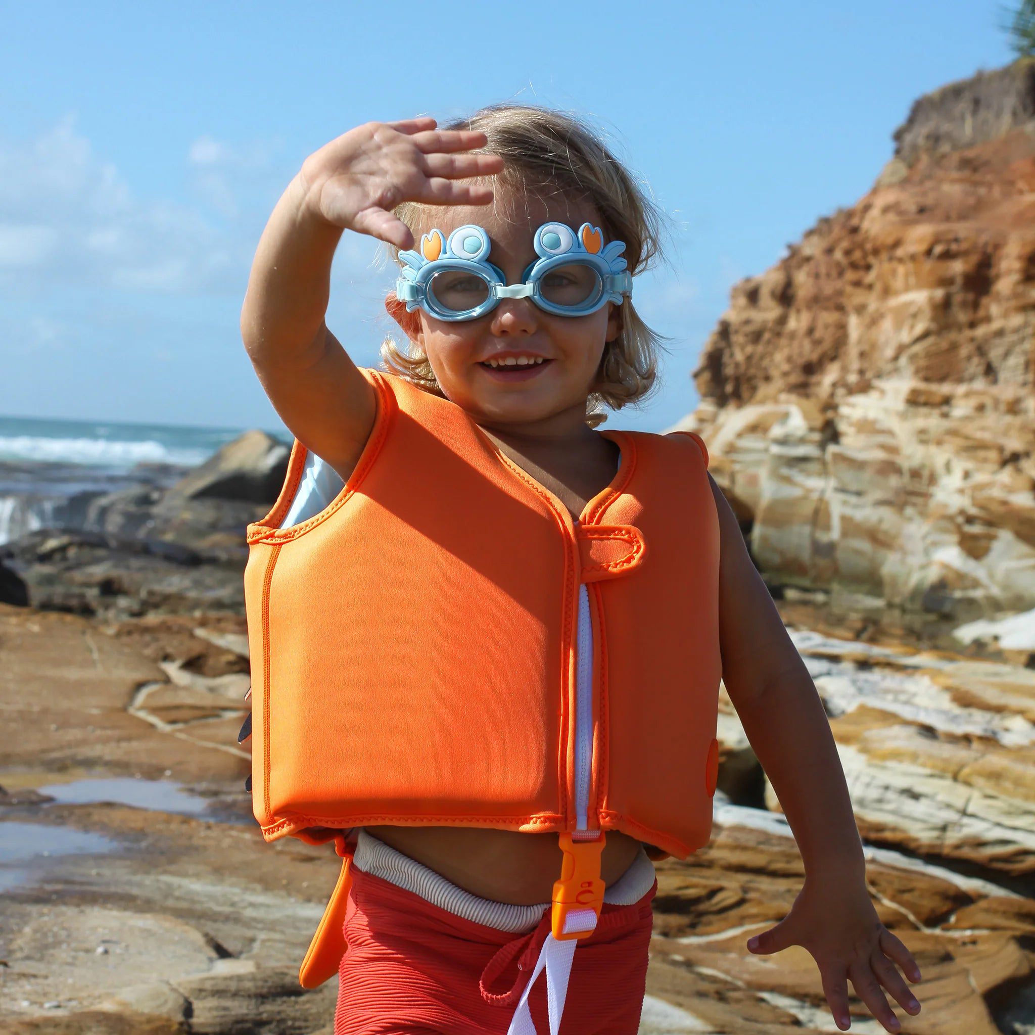 Sunnylife - Blue Crab Sonny Kids Swimming Goggles