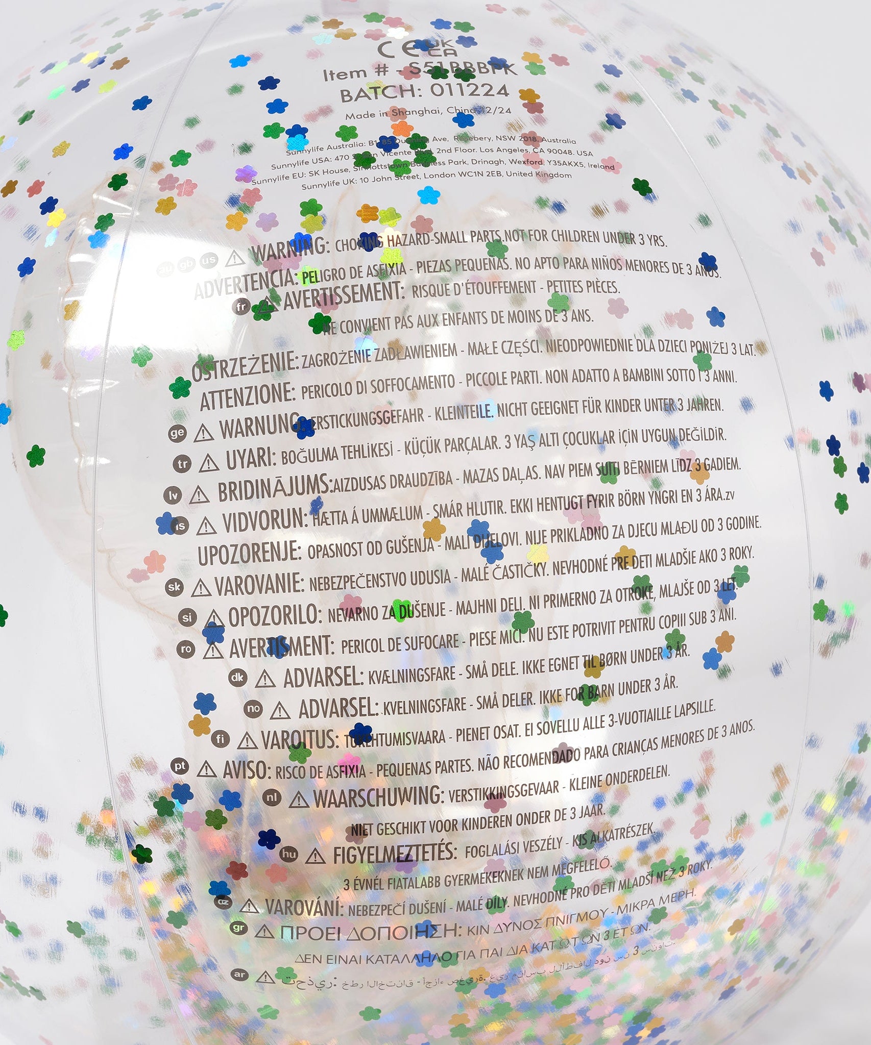 Sunnylife - Cotton Candy 3D Inflatable Beach Ball