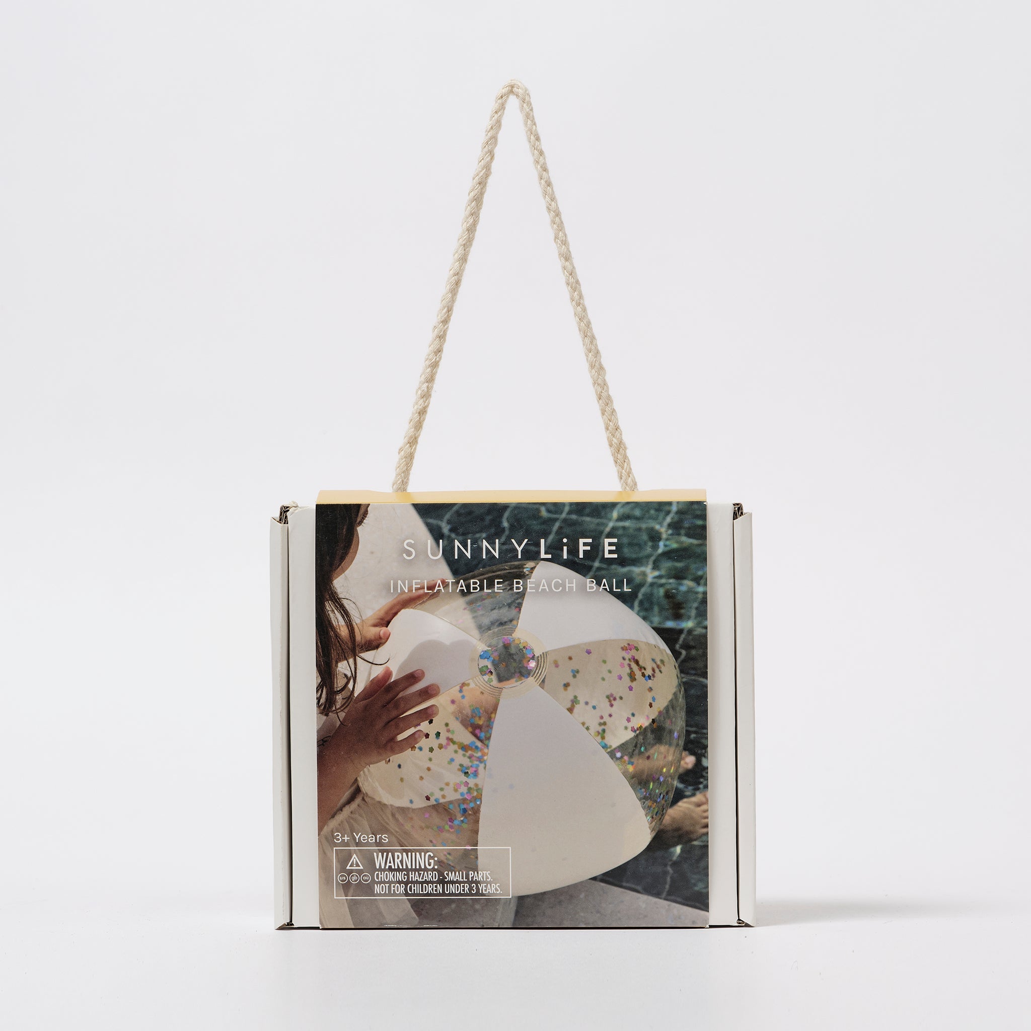 Sunnylife - Cotton Candy Inflatable Glitter Beach Ball