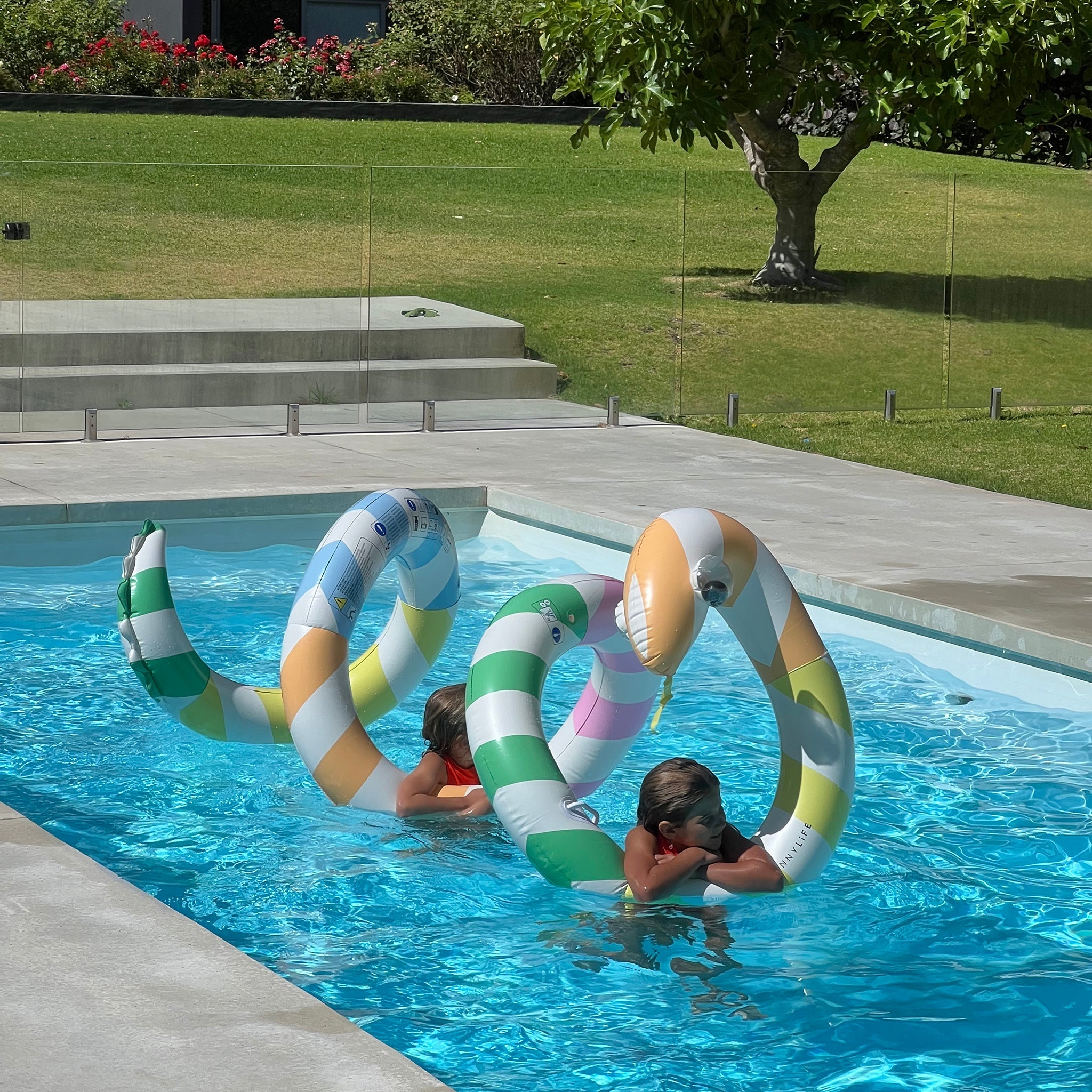 Sunnylife - Giant Snake Inflatable Pool Fun and Bed