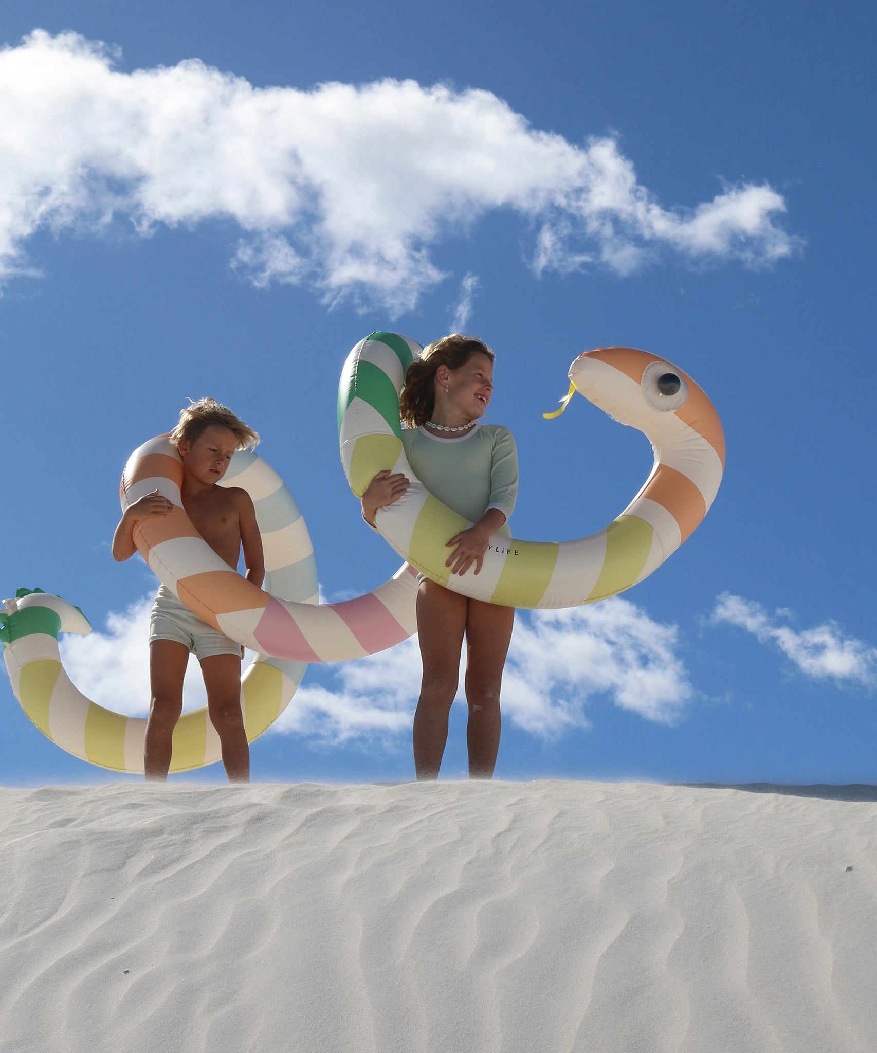 Sunnylife - Giant Snake Inflatable Pool Fun and Bed