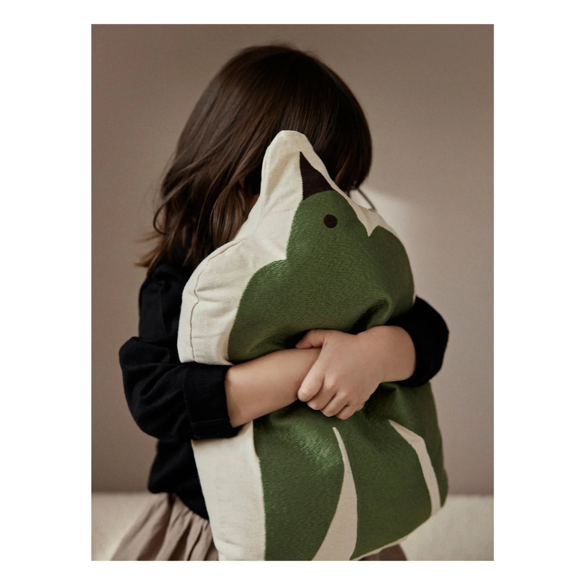 Ferm Living Kids - Swif Bird Pillow | Green