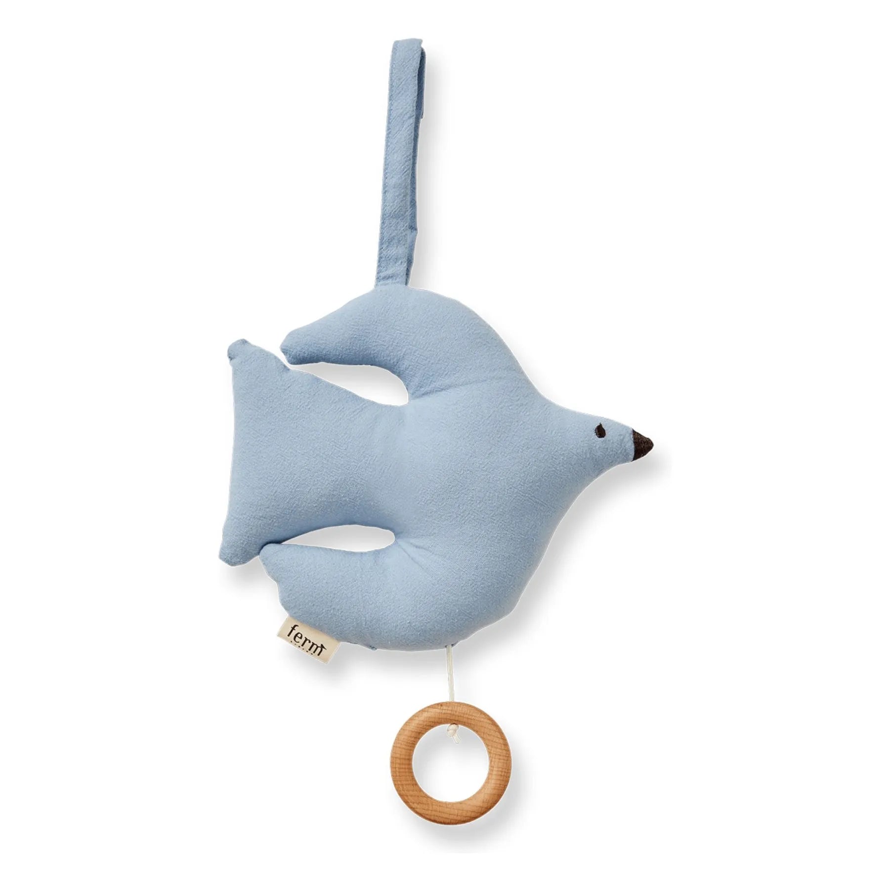 Ferm Living Kids - Swif Bird Musical Mobile | Blue