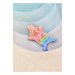 Molo - Nalani Ice Cream Cornet Made from Recycled Fibers Swimsuit | Camel