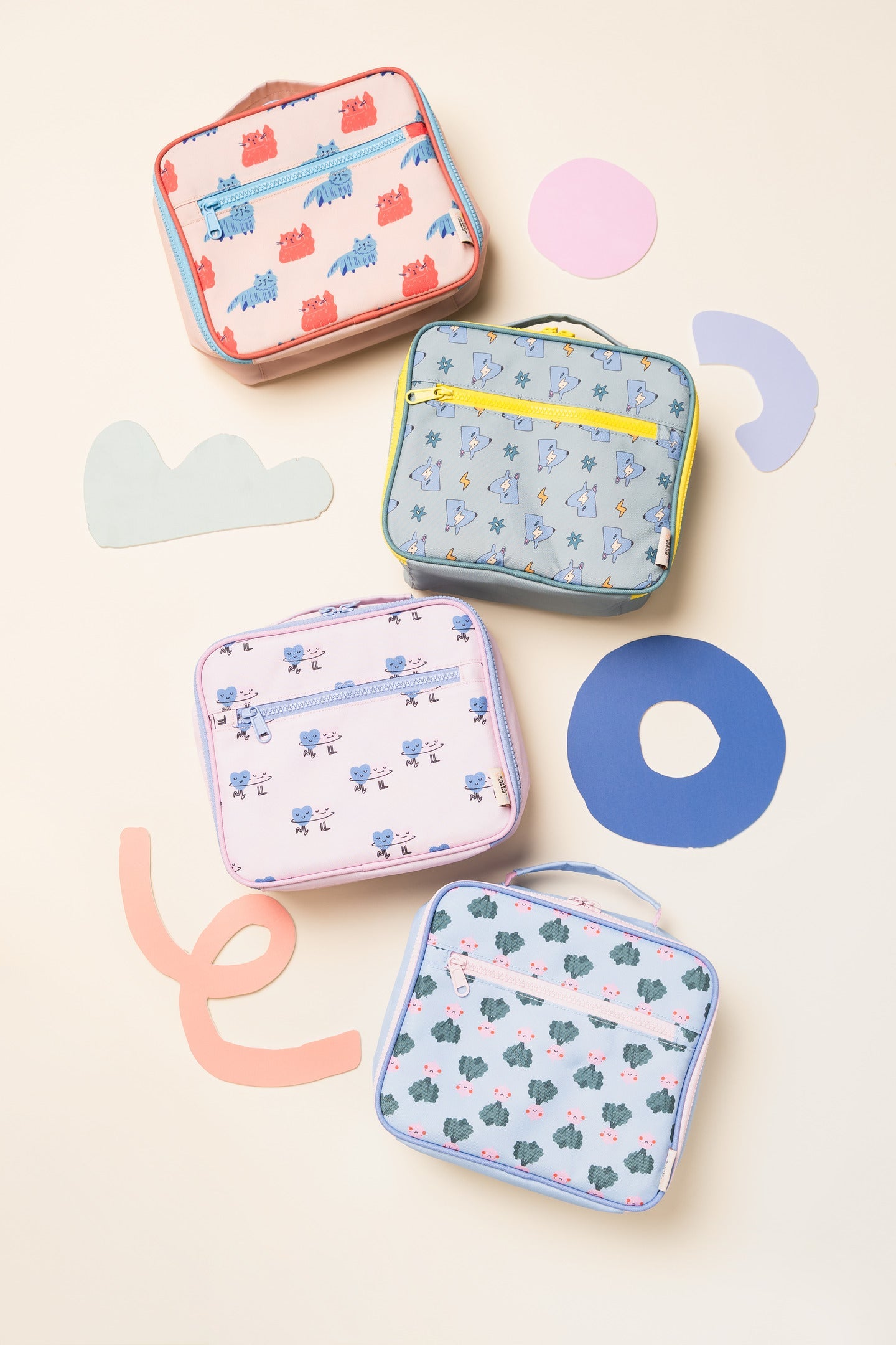 The Cotton Cloud - Funky Dogs Lunch Bag