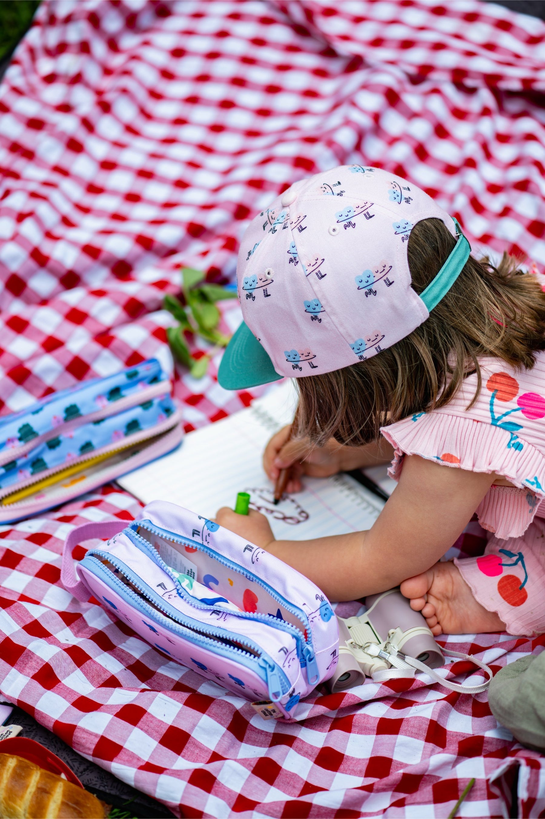 The Cotton Cloud - Funky Dogs Double Pencil Case