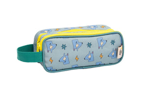 The Cotton Cloud - Funky Dogs Double Pencil Case