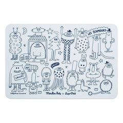 Superpetit - Smouks mini boyama seti 4 keçeli kalemle - SuperPetit x Moulin Roty