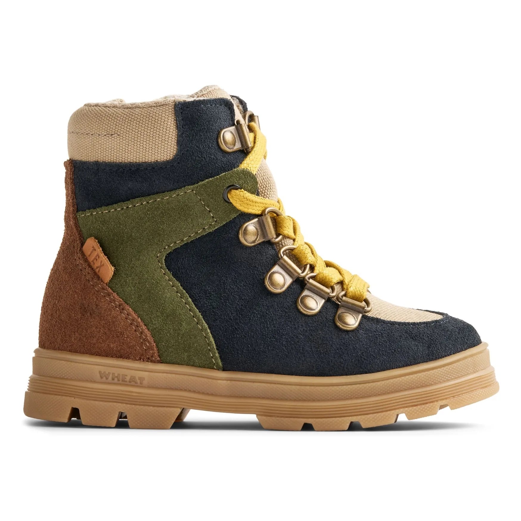 Wheat - Tini Sport Tex Sweden Boots | Navy Blue