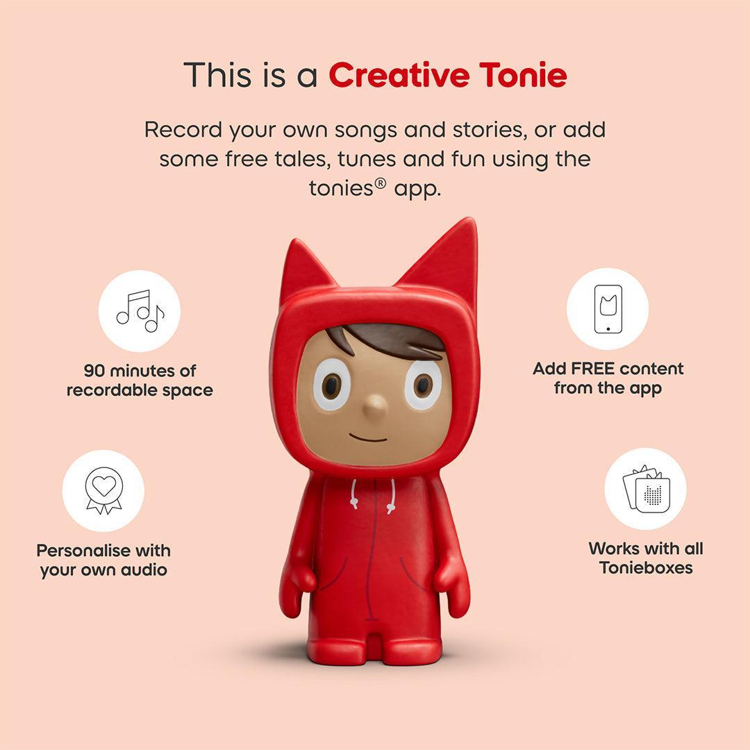 Tonies Toniebox 2 Starter Bundle | Create your Own (5pc)-Audio Players- | Natural Baby Shower