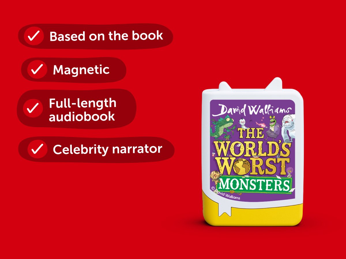 Tonies - David Walliams The World's Worst Monsters English Audio Figure
