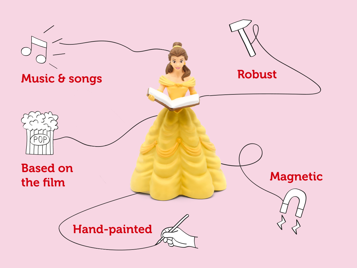 Tonies - Disney Princesses Beauty and the Beast English Audio Figure