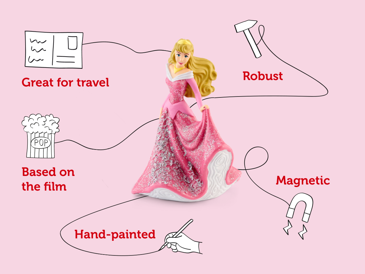 Tonies - Disney Princess Sleeping Beauty English Audio Play Figurine