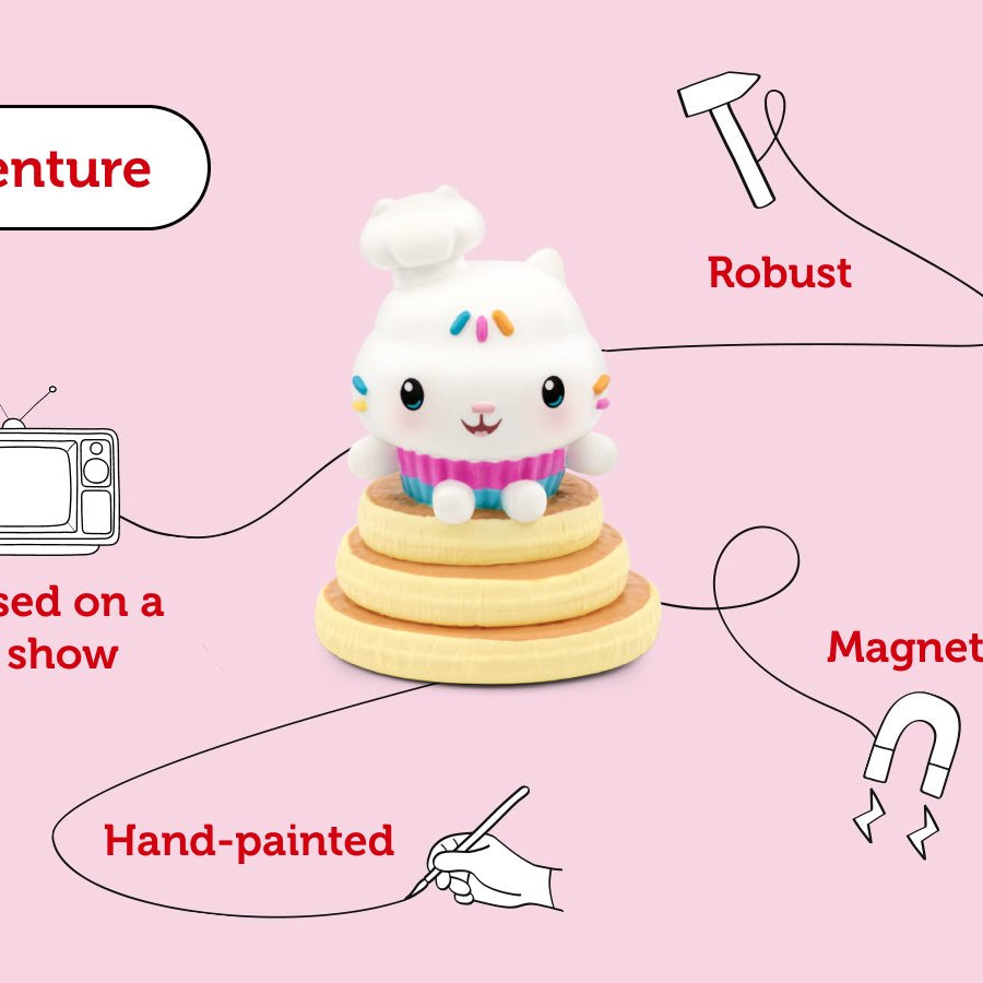 Tonies - Gabby's Dollhouse Cakey Cat English Voice Figure