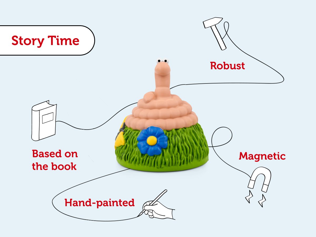 Tonies - Julia Donaldson Super Worm English Audio Figure