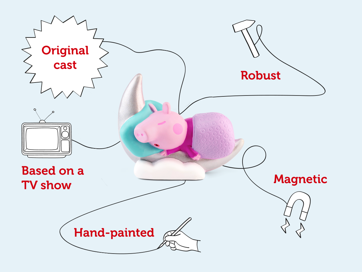 Tonies - Peppa Pig Bedtime Stories English Audio Figure