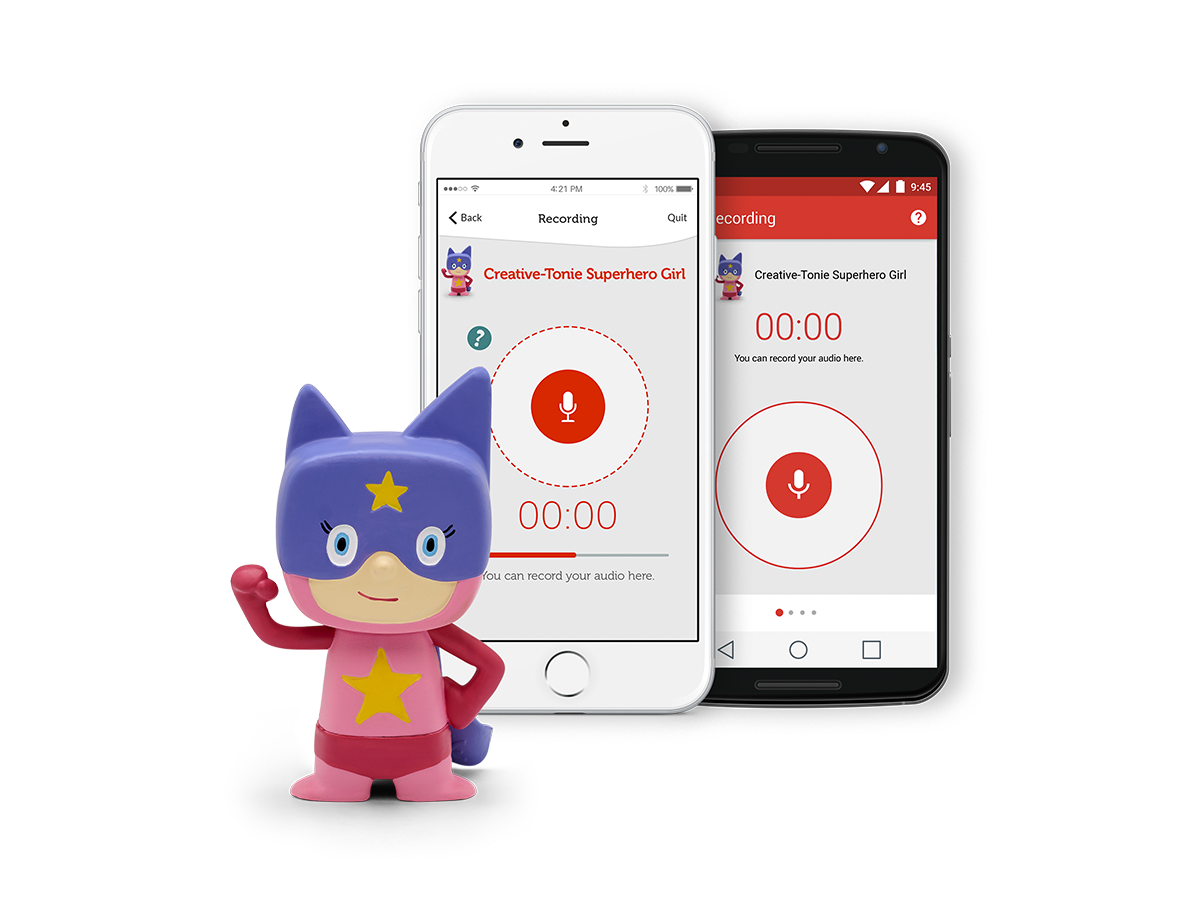 Tonies - Superhero Girl Creative Voice Recording Figure