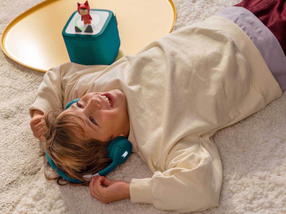 Tonies - Toniebox 2 Bluetooth Tropical Turquoise Foldable Kids Headphones