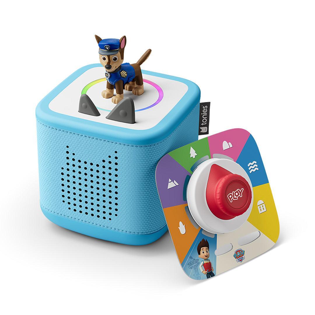 Tonies Toniebox 2 Play Set with PAW Patrol Chase Tonie, Tonieplay Game, Tonieplay Controller - Blue-Audio Players-Blue- | Natural Baby Shower