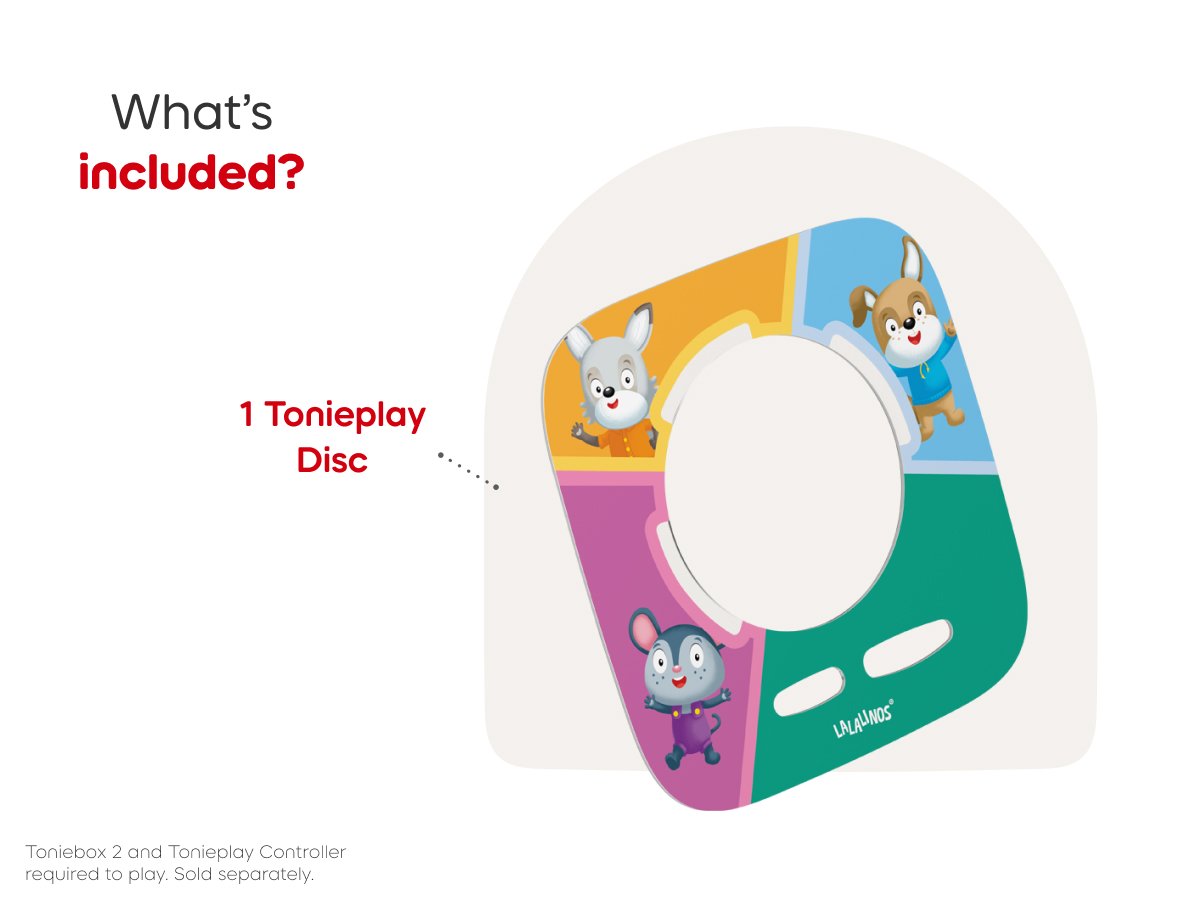 Tonies - Tonieplay Lalalinos: Your Day at Bumbaloo! English Toniebox 2 Game