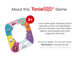 Tonies - Tonieplay Gabby and Friends with Time Academy English Toniebox 2 Games