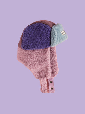 Roarsome - Çocuk Trapper Şapkaları - Pembe/Lila