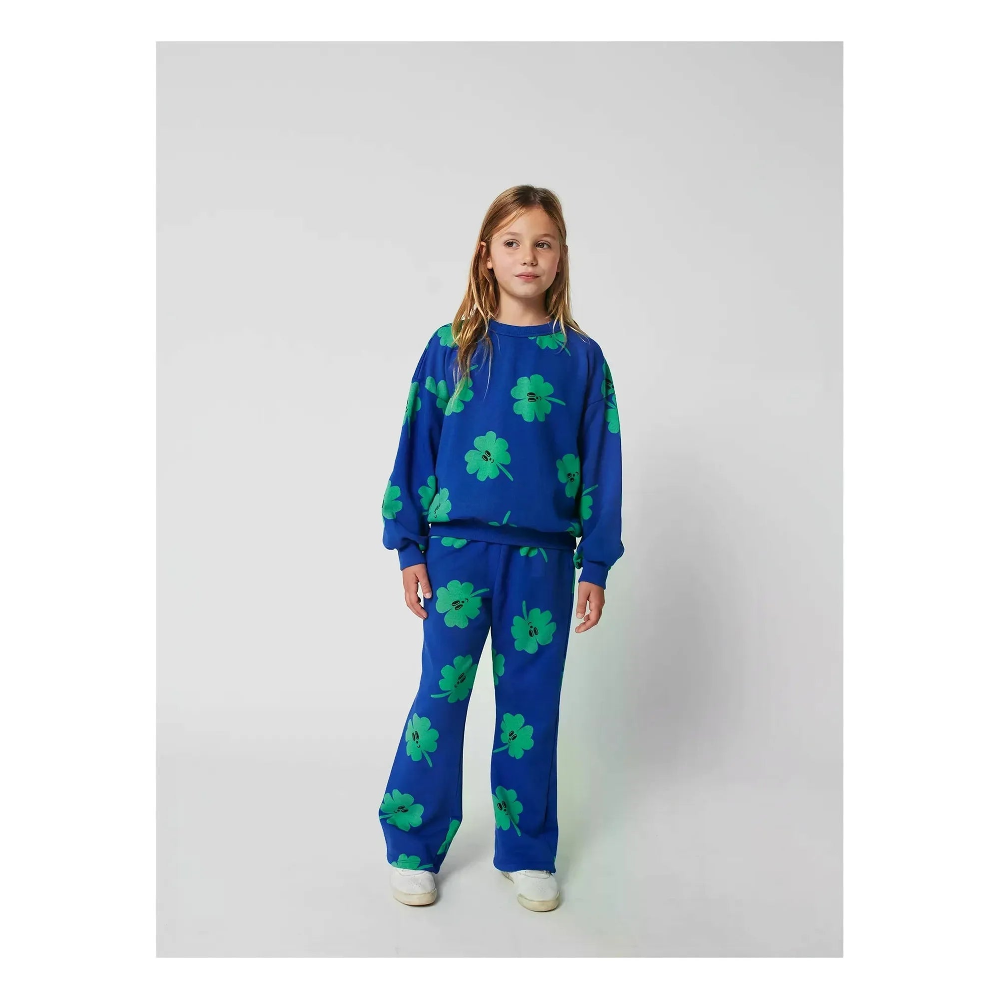 Bobo Choses - Trèfles Organic Cotton Jogger | Blue