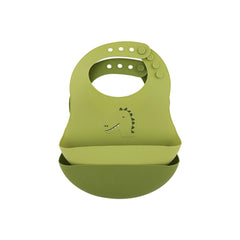 Trixie Silicone Bibs 2 Pack - Mr. Dino-Bibs-Mr. Dino- | Natural Baby Shower