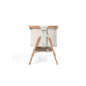 Tutti Bambini CoZee Air Bedside Crib - Scandinavian Walnut/Ecru-Bedside Cribs-Scandinavian Walnut/Ecru-Crib | Natural Baby Shower