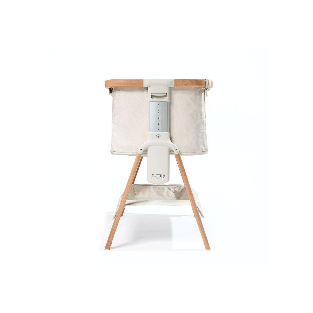 Tutti Bambini CoZee Air Bedside Crib - Scandinavian Walnut/Ecru-Bedside Cribs-Scandinavian Walnut/Ecru-Crib | Natural Baby Shower