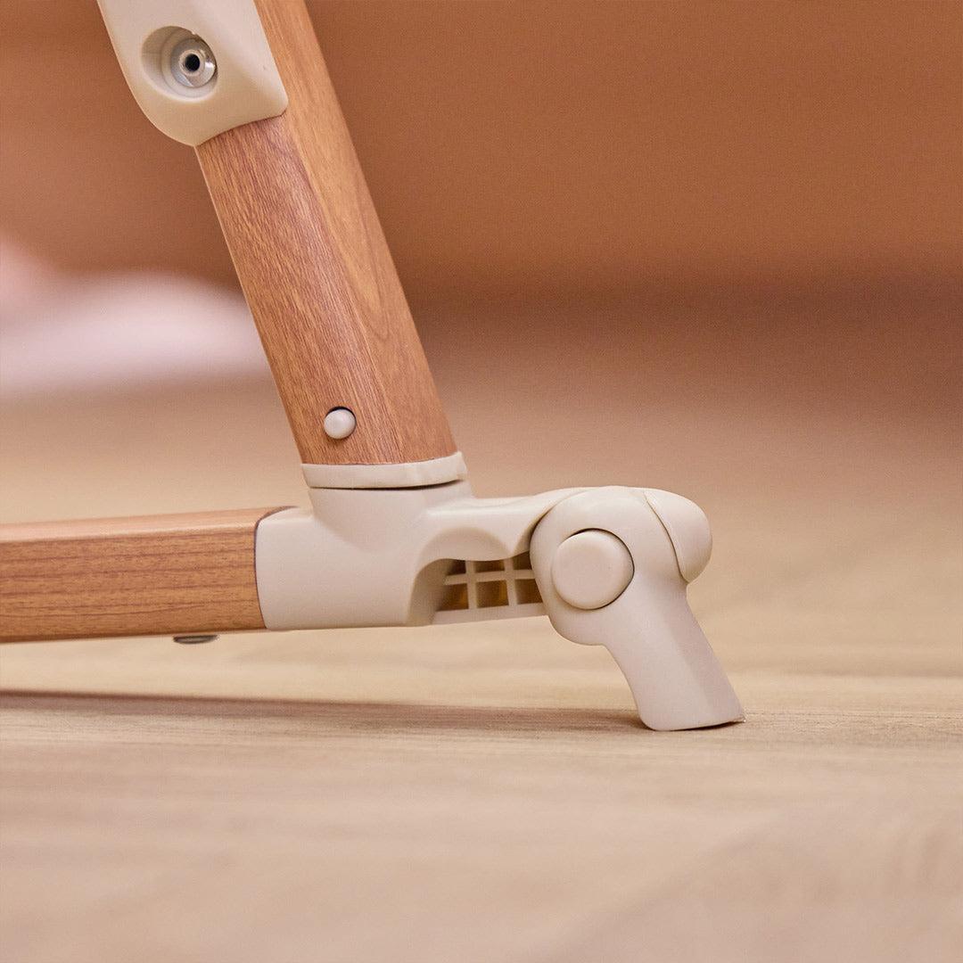 Tutti Bambini CoZee Air Bedside Crib - Scandinavian Walnut/Ecru-Bedside Cribs-Scandinavian Walnut/Ecru-Crib | Natural Baby Shower