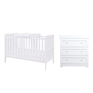 Tutti Bambini Rio 2pc Room Set - White-Nursery Sets-White- | Natural Baby Shower