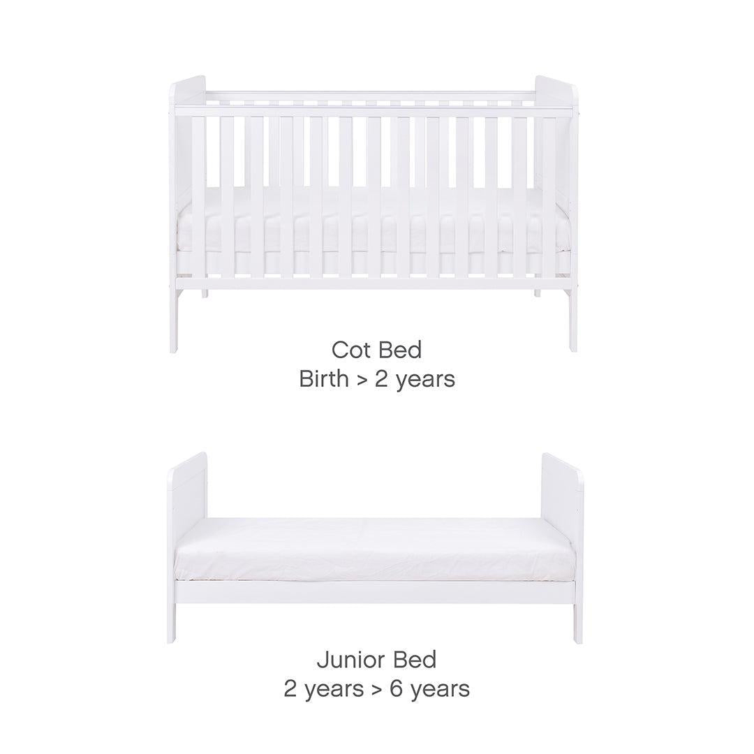Tutti Bambini Rio 3pc Room Set - White-Nursery Sets-White- | Natural Baby Shower