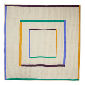 Hübsch - Twist Cotton Throw | Sand
