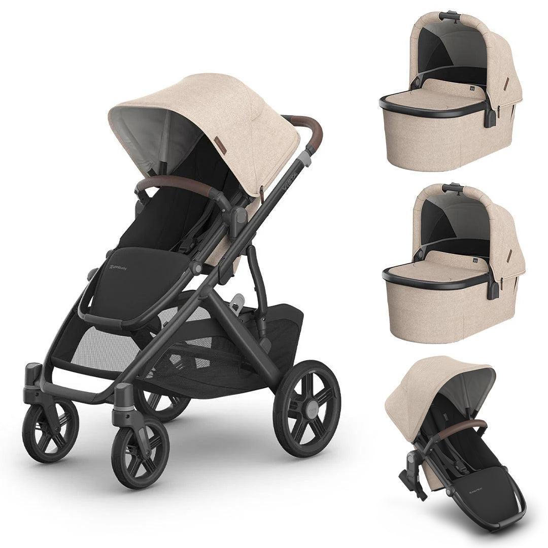 UPPAbaby Vista V3 Pushchair - Twin-Strollers-Liam- | Natural Baby Shower