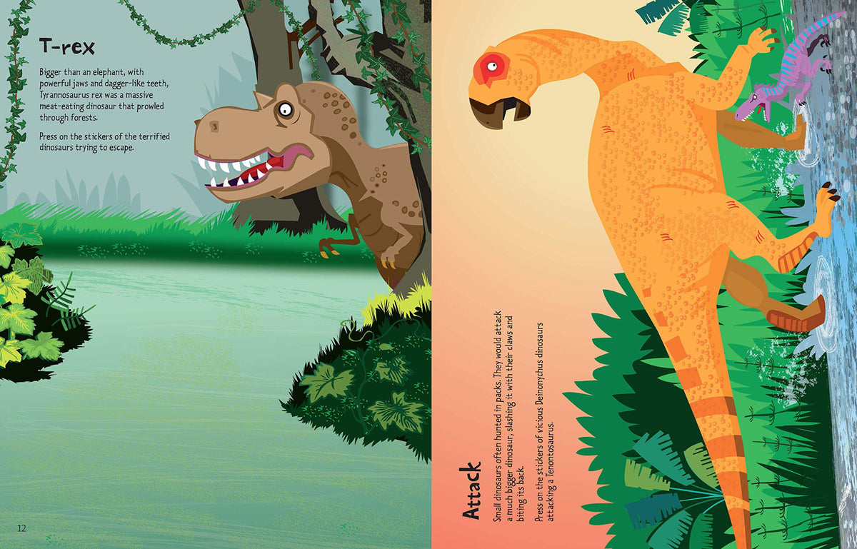 Usborne - Big Dinosaur Sticker Activities and Story Book