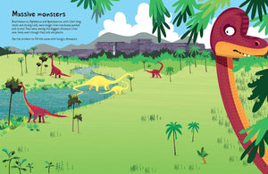 Usborne - Big Dinosaur Sticker Activities and Story Book