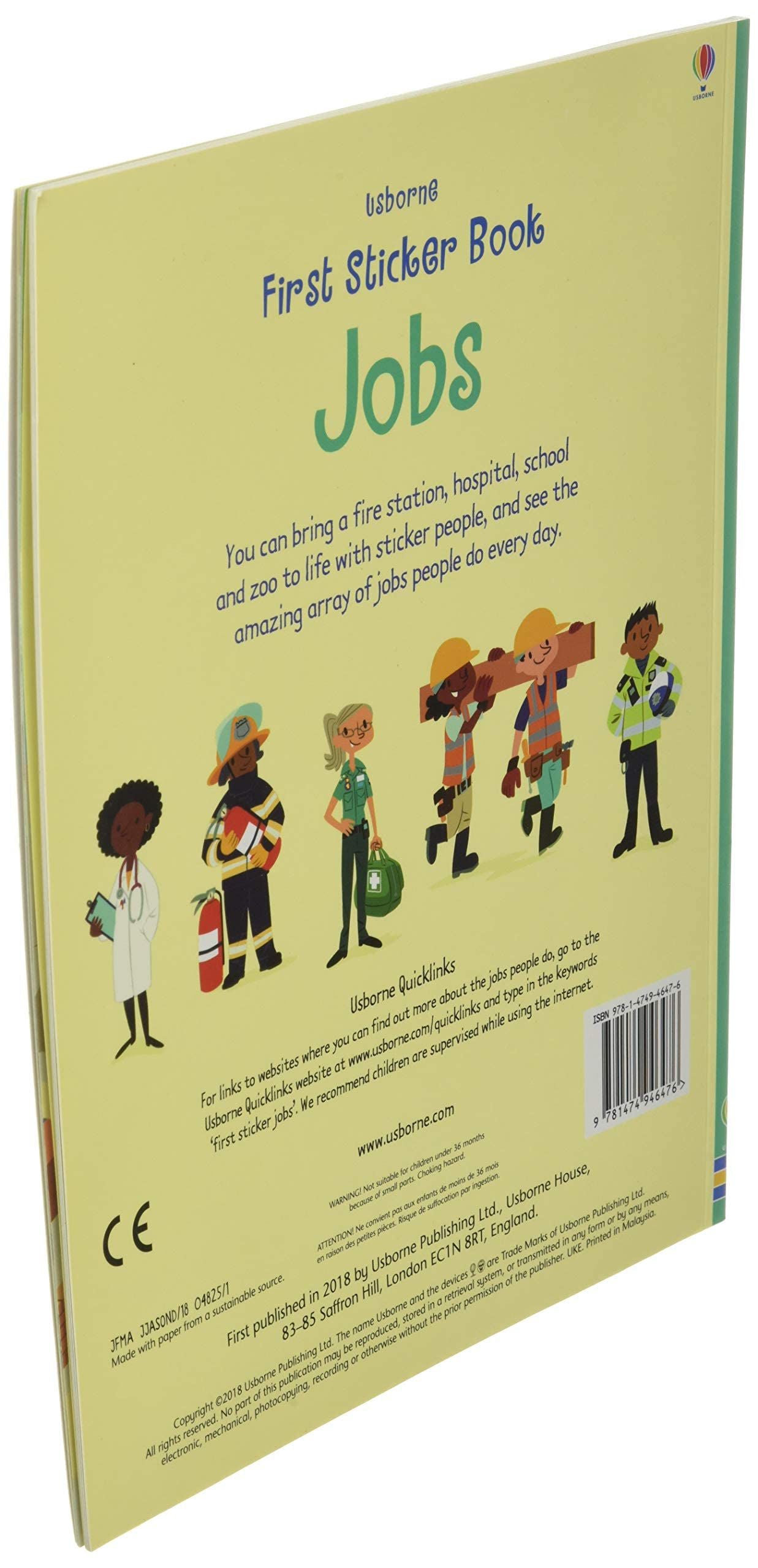 Usborne - First Sticker Book Jobs