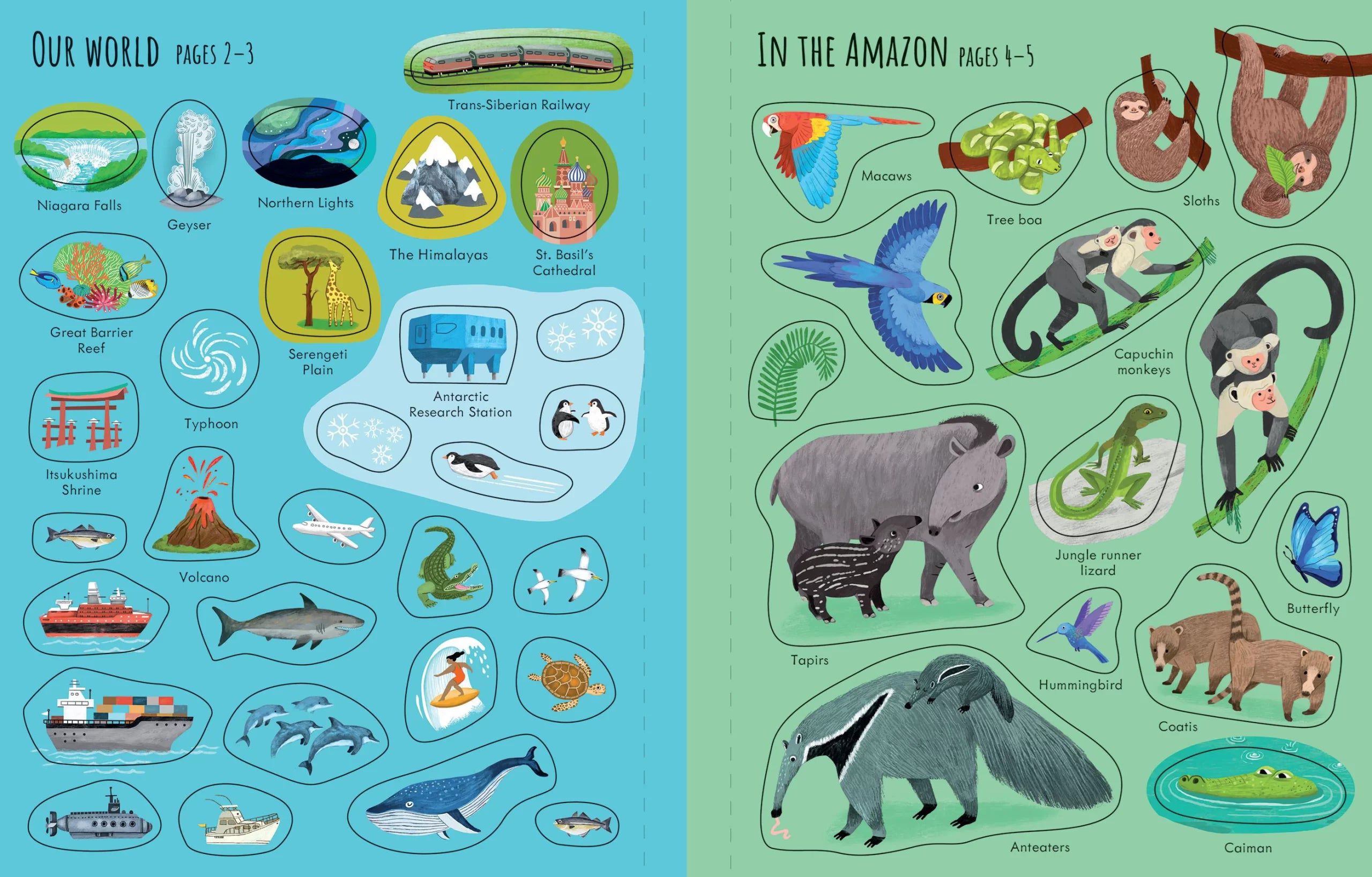 Usborne - First Sticker Book - Planet Earth