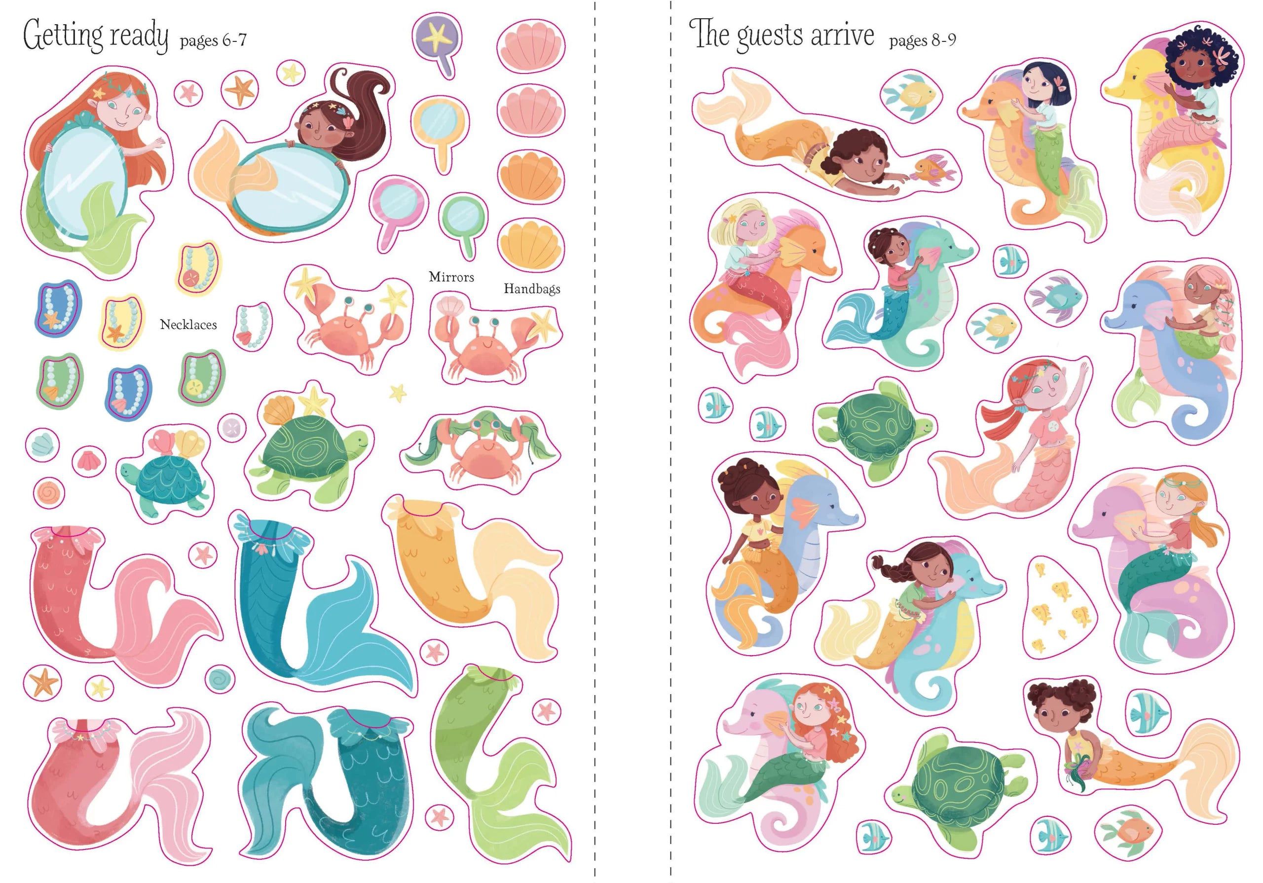 Usborne - Little First Stickers Mermaids