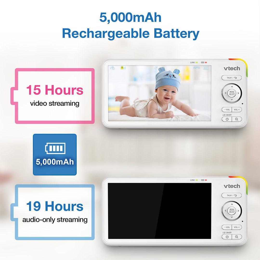 Vtech RM5766 HD 5in Wifi Monitor-Baby Monitors- | Natural Baby Shower