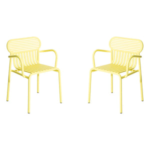 Petite Friture - Armchair for Weekend - Set of 2 | Yellow