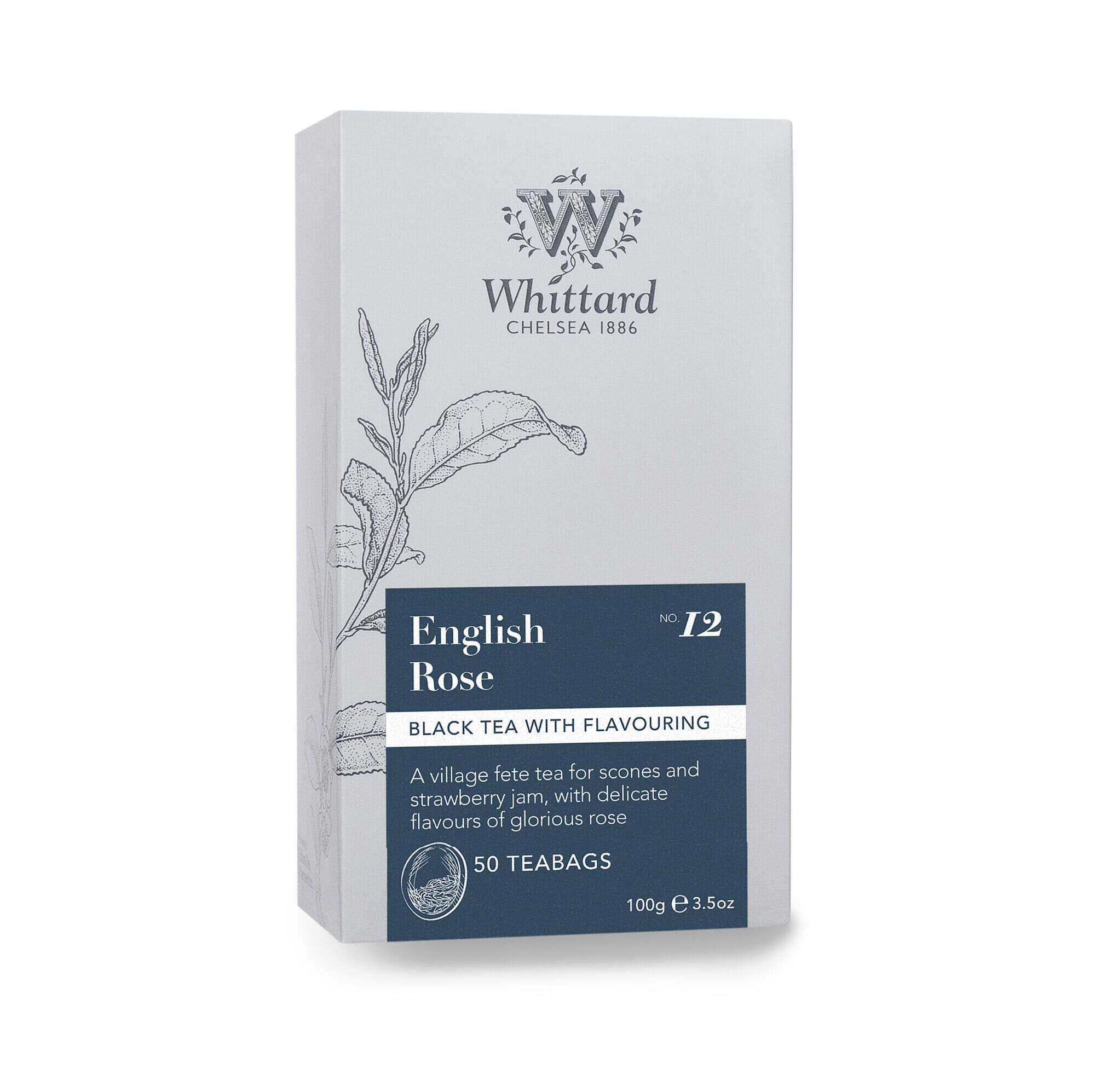 Whittard Chelsea - English Rose 50 Traditional Original English Tea